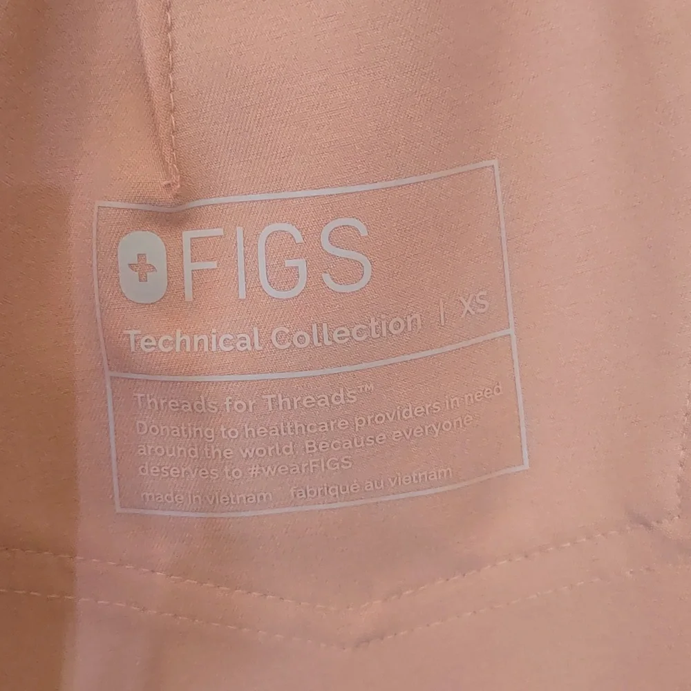 Figs Uman Relaxed Joggers - Pink Sand - Picture 3 of 4